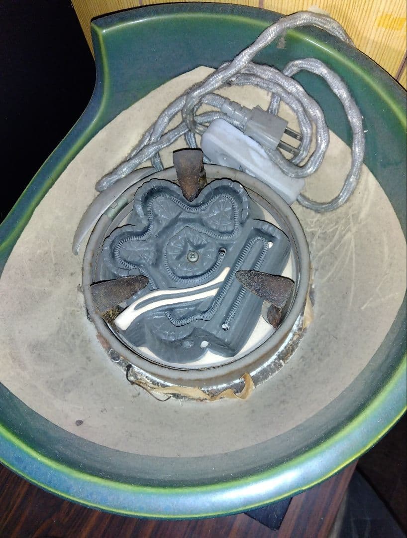 茶道具 風炉型電熱機と釜セット 野々田商店