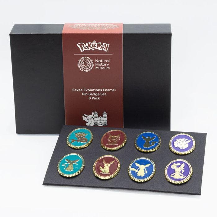 ポケモン 自然史博物館 コラボ ピンバッジ イーブイ