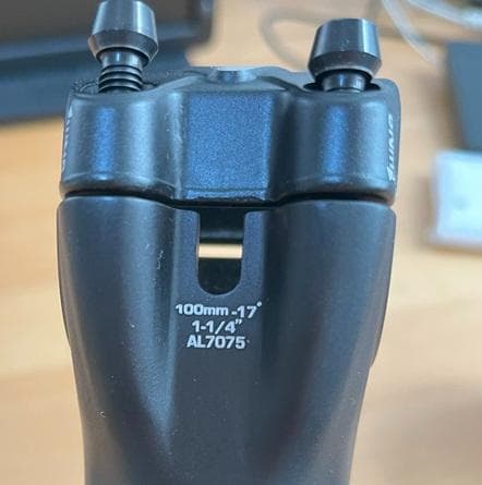 シマノPro Vibe ステム 1 1/4 OD2 100mm 17°　美品です