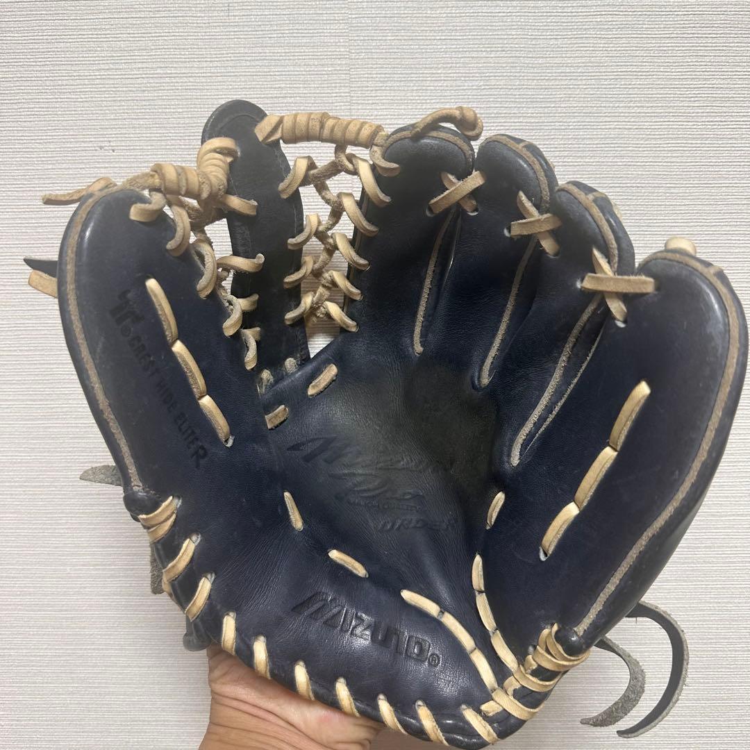 ミズノプロフルオーダーBIG Mマーク軟式グローブ 岸本耕作焼印・交渉可能です