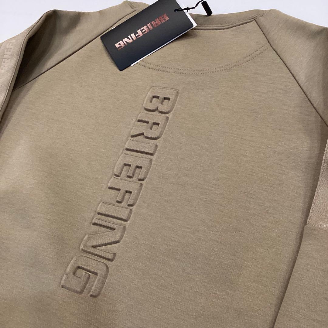 BRIEFING 新品　WS WARM LOGO LINE CREWNECK M