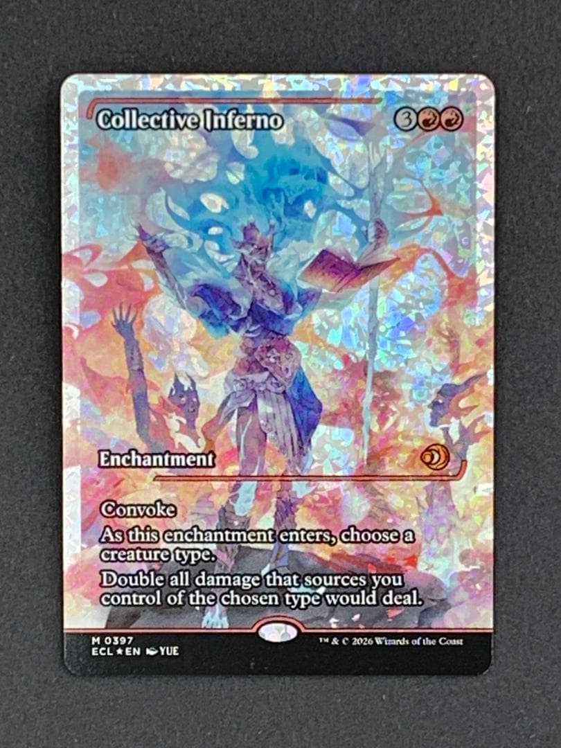 MTG 集団業火 フラクチャーFOIL 英語版 ショーケース