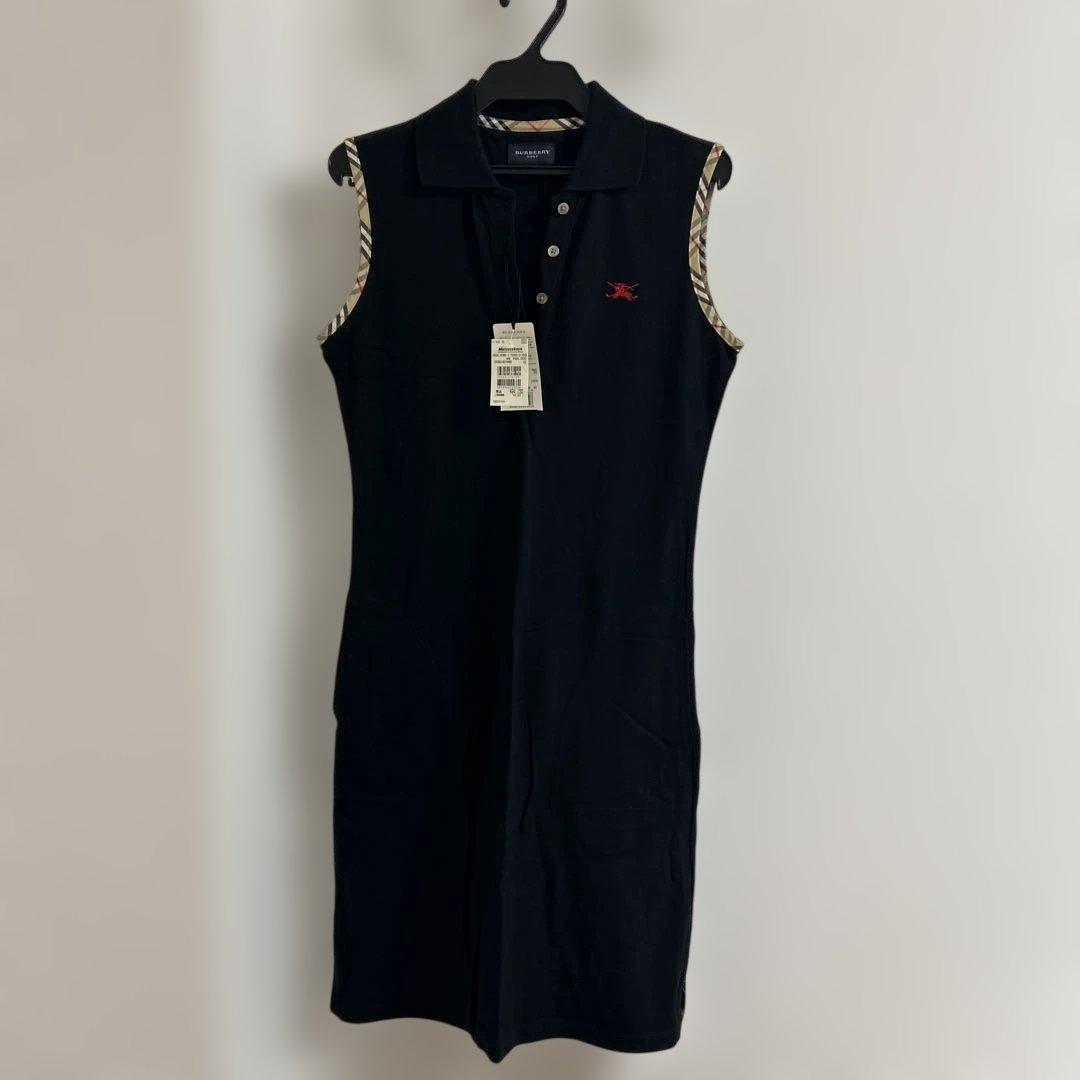 BURBERRY ノースリーブポロワンピース