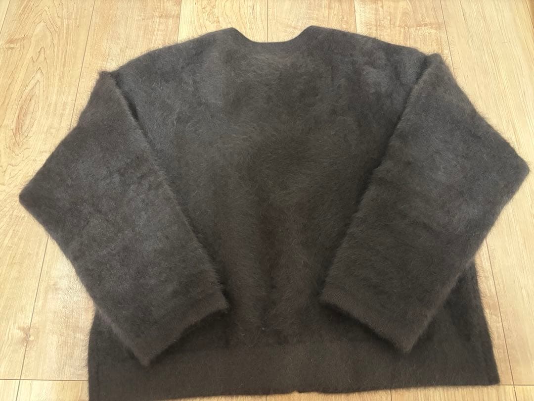 ウィムガゼット　ファーボタンジャケット　ブラウン