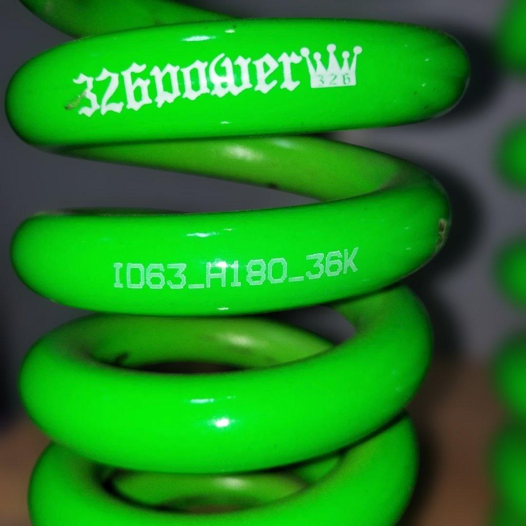 n*b様 326power チャラバネ ID63_H180_36K 緑