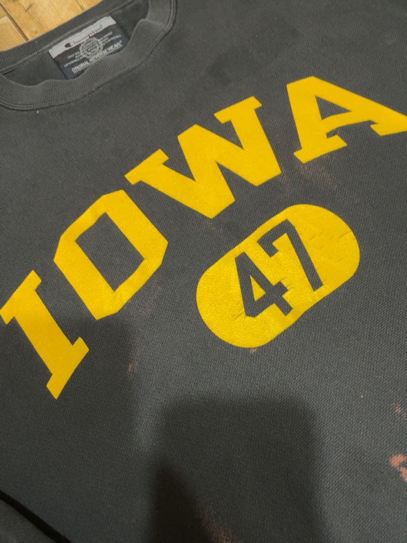 【レア希少00s】IOWA REVERSE WEAVE インドネシア産 黒 L