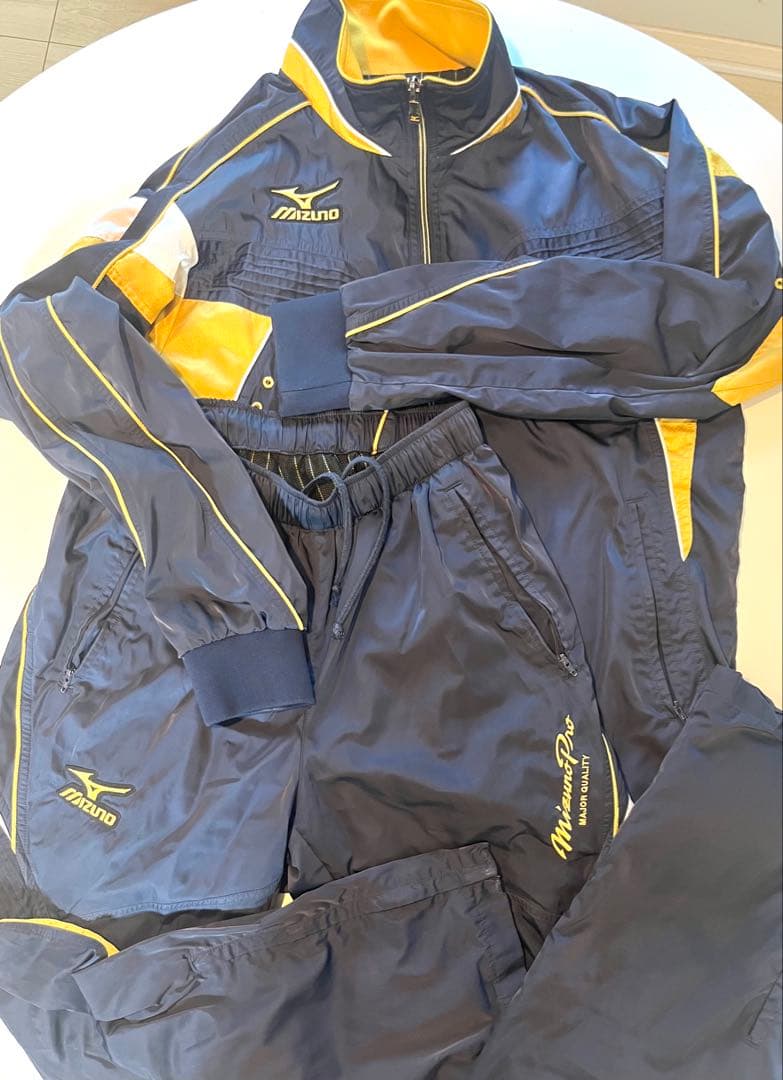 【美品】ミズノ　ミズノプロ　ジャージ　上下セット　野球　スポーツウェア
