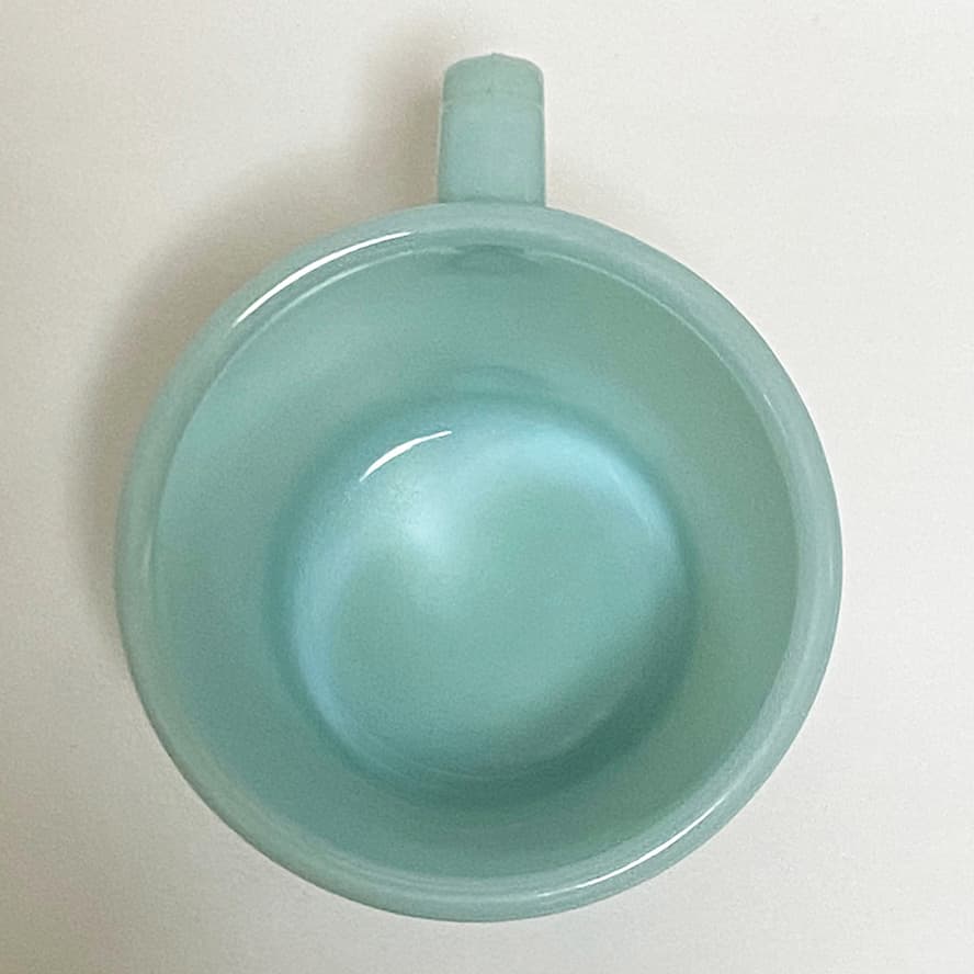 fire king D ハンドル マグ ターコイズブルー １点　＃006