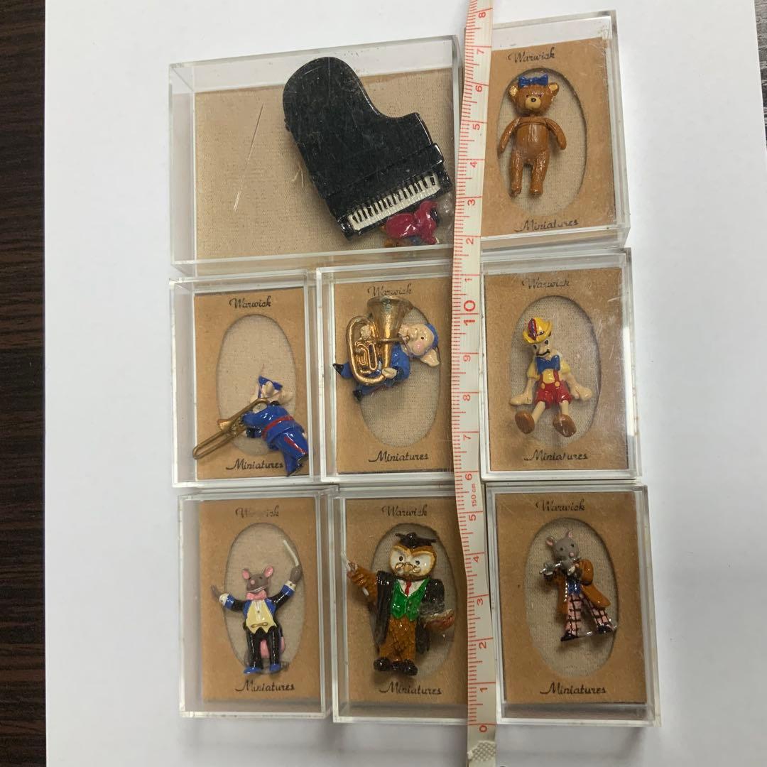 Warwick miniatures ミニチュア　動物　ピノキオ　アンティーク