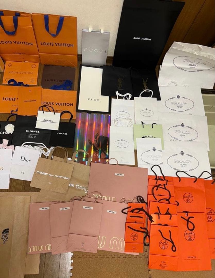 ブランド　ショップ袋　ショッパー　セット　64枚