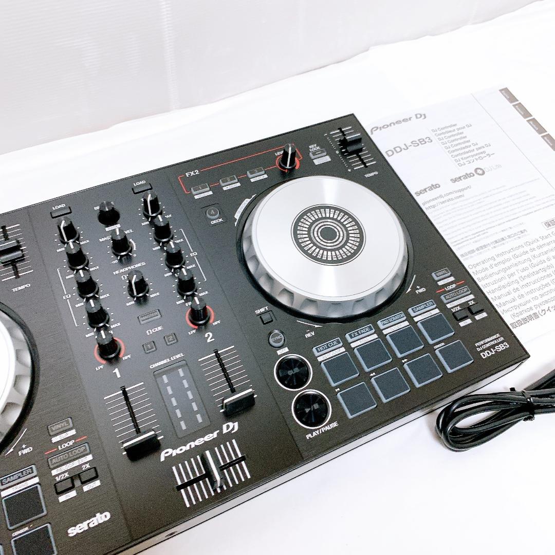 美品 Pioneer パイオニア DDJ-SB3 ターンテーブル コントローラー