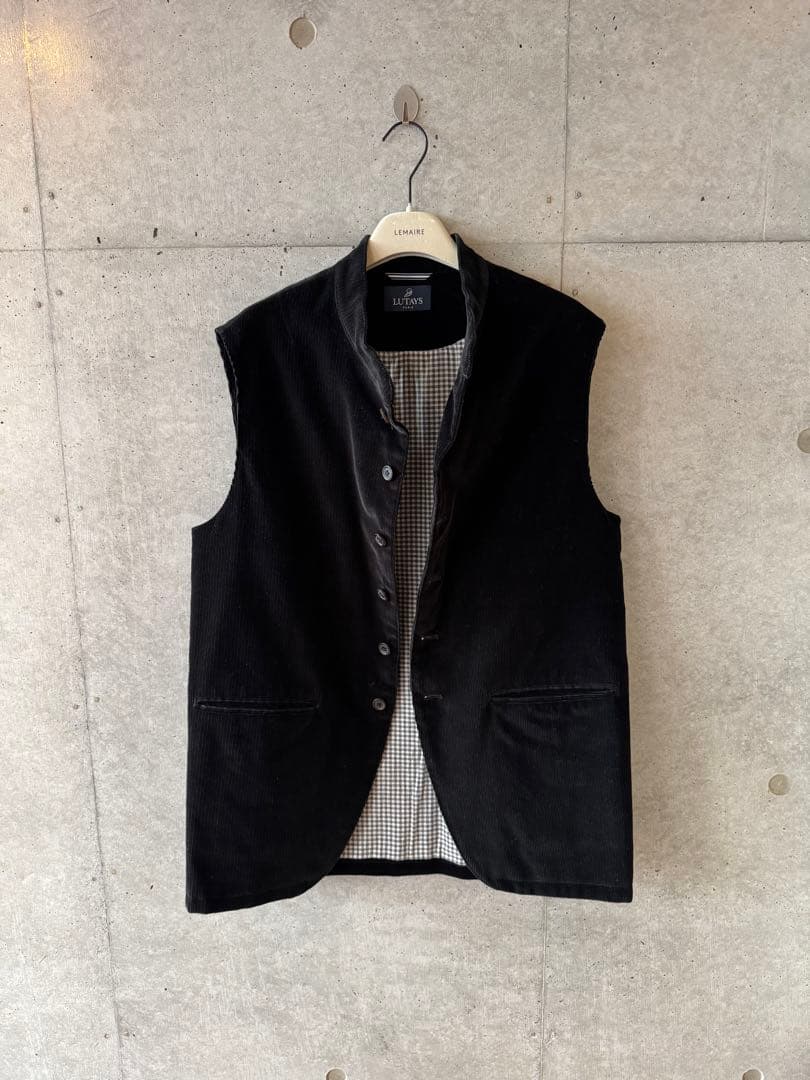 LUTAYS リュテス VALMONT CORDUROY VEST コーデュロイ