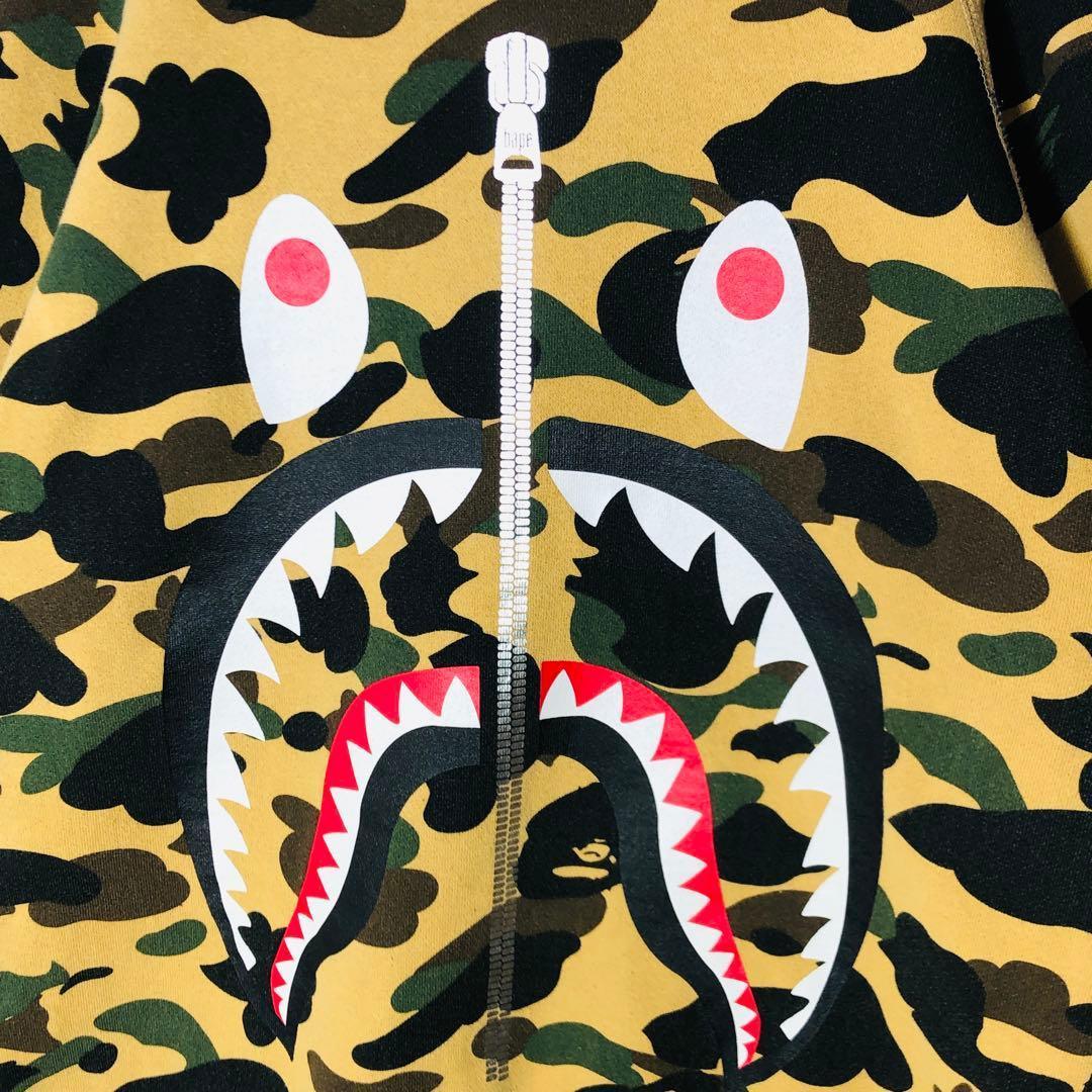 【人気デザイン】アベイシングエイプ シャークスウェット サルカモ Mサイズ
