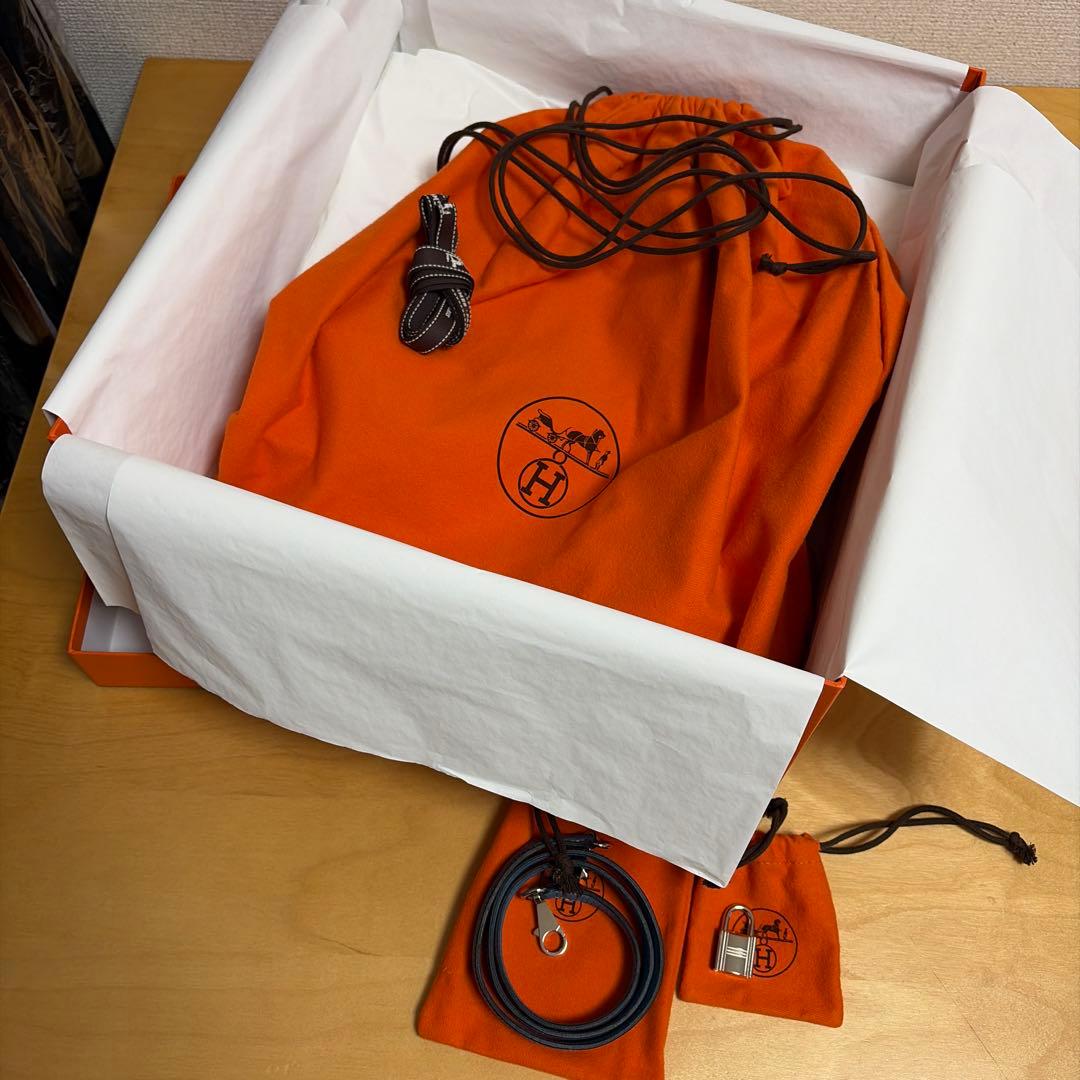 極美品‼️ HERMES エルメス　ボリード　31 ブルージーン　付属品全てあり