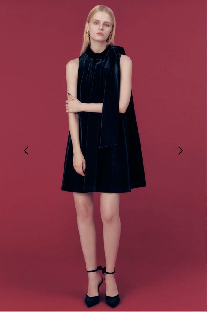 【THE TOÉ】 Heidelberg Dress（black）【完売品】