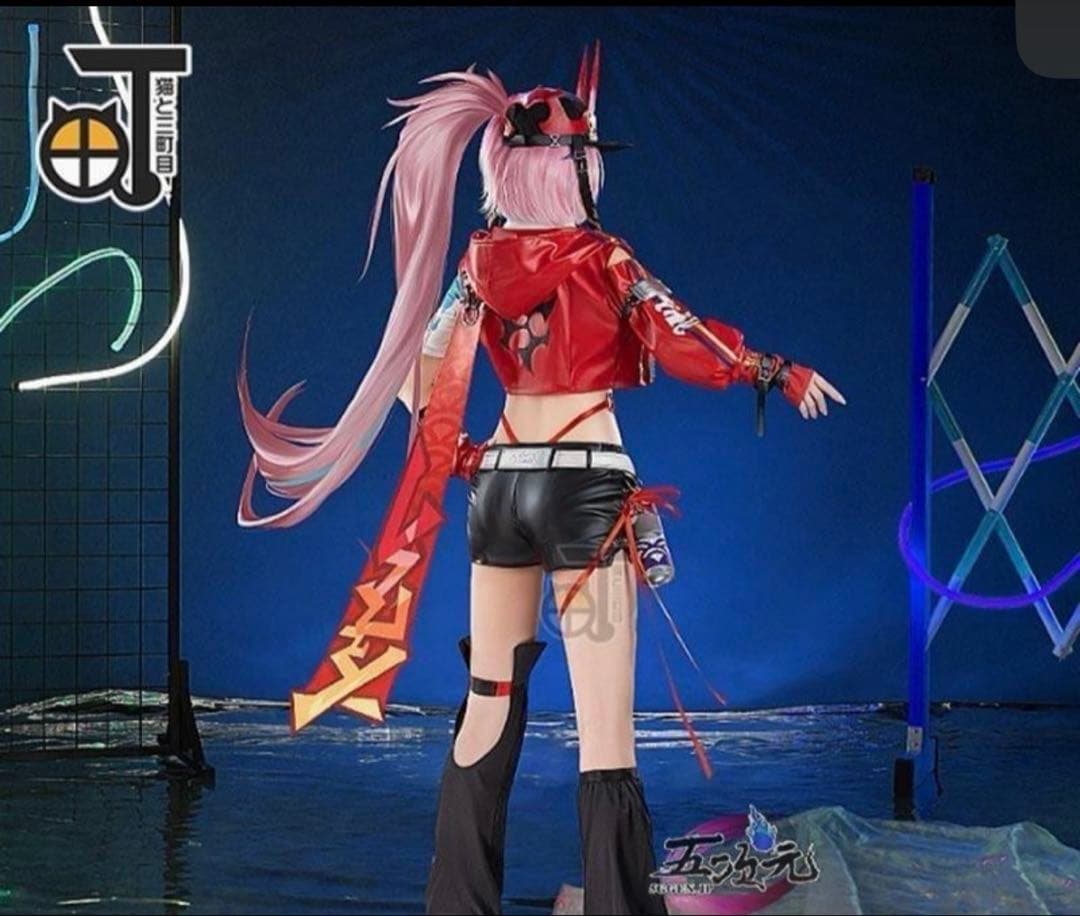 業者製フルセット・武器/靴/ゴーグル/ウィッグつき乱破コスプレ衣装・スターレイル