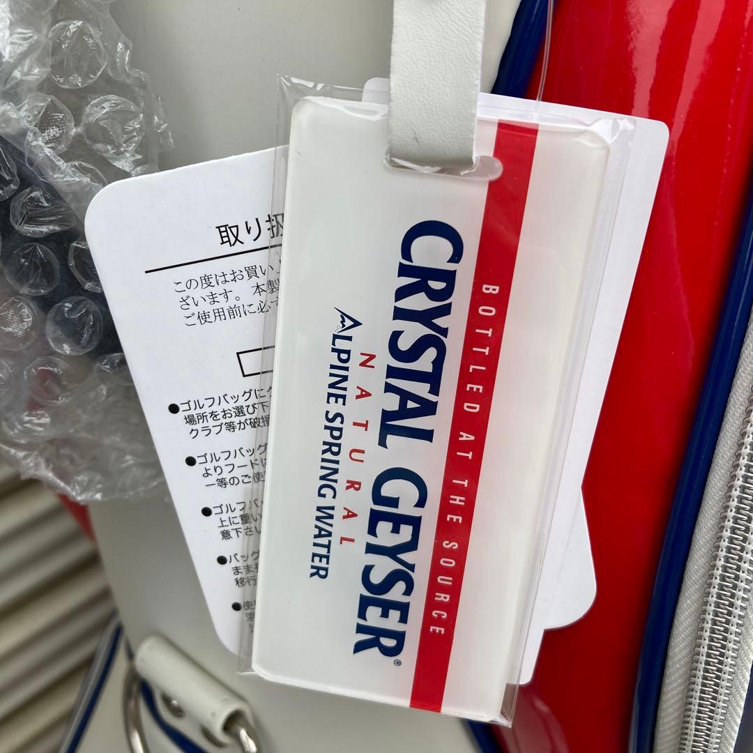 【新品未使用】CRYSTAL GEYSER キャディバッグ トリコロール