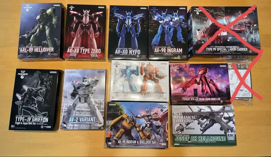 【新品未開封等】機動警察パトレイバー　プラモデル　MODEROID まとめセット