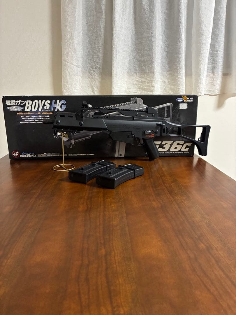 未使用　東京マルイ カスタム品 G36C 電動ガン　金属ピニオンギア　マガジン2