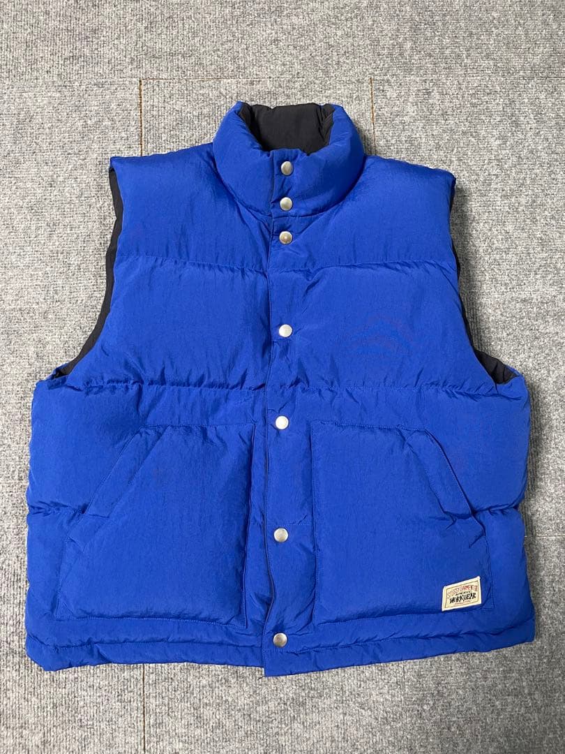 トップス STUSSY REVERSIBLE DOWN WORKGEAR VEST