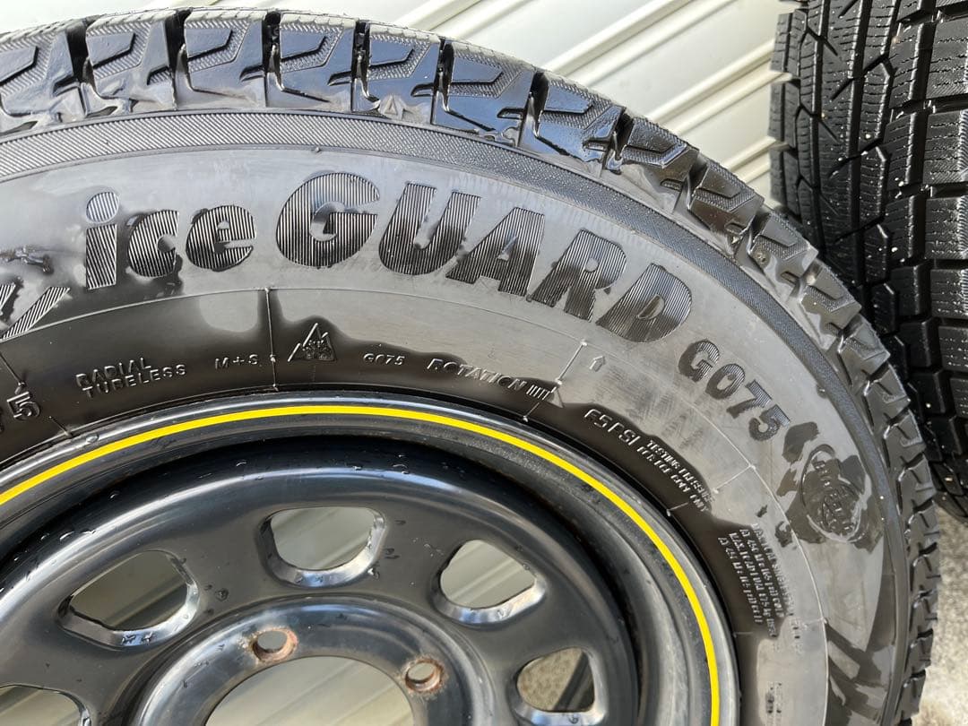 ice GUARD G075 スタッドレスタイヤ 185/85R16 4本セット