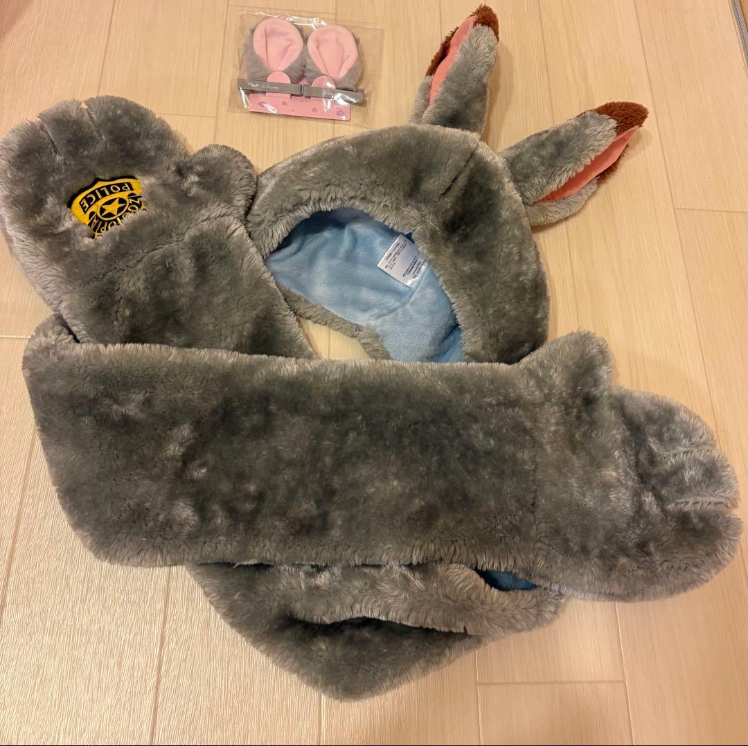 ディズニーリゾート・ズートピアかわいいキャップマフラー！！
