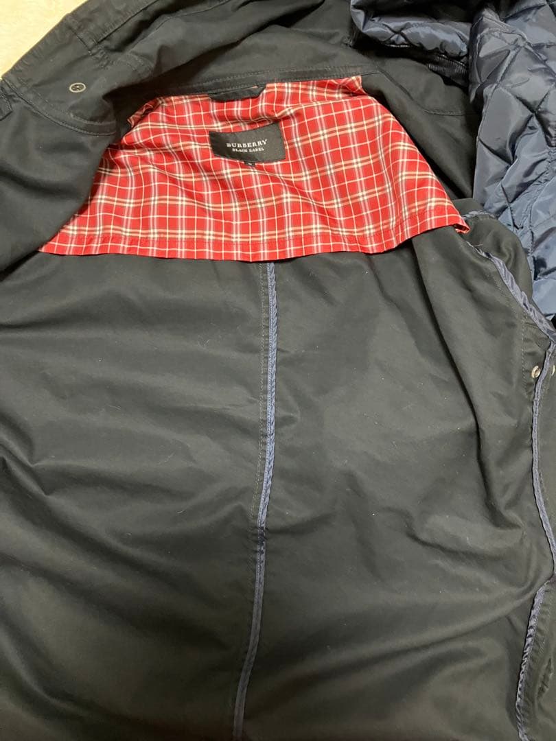 美品！バーバリーブラックレーベル！3ウェイ！ライナー付きコート！チェック