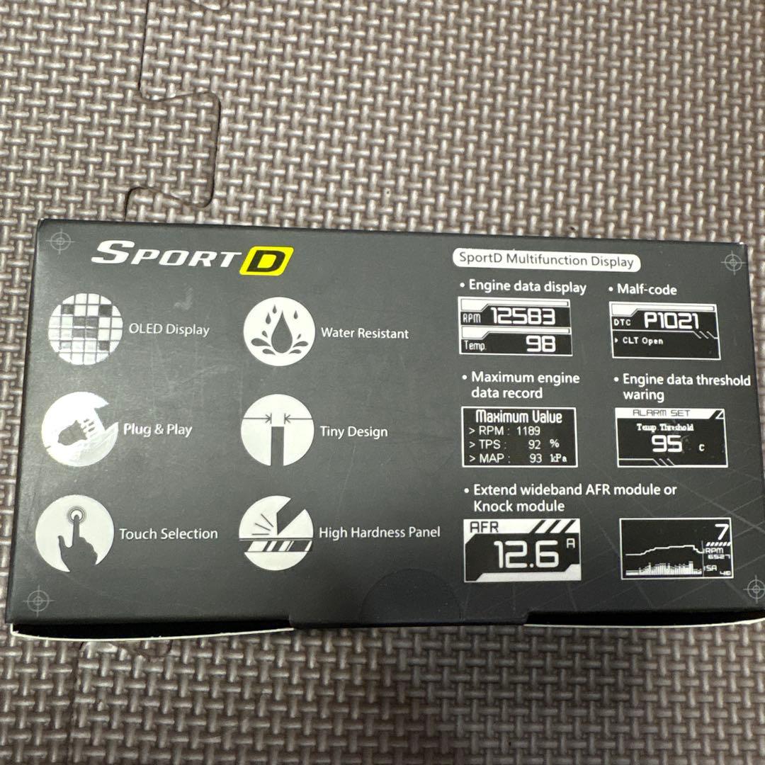 aRacer【SportD】コンパクト多機能メーター➕ コネクター延長