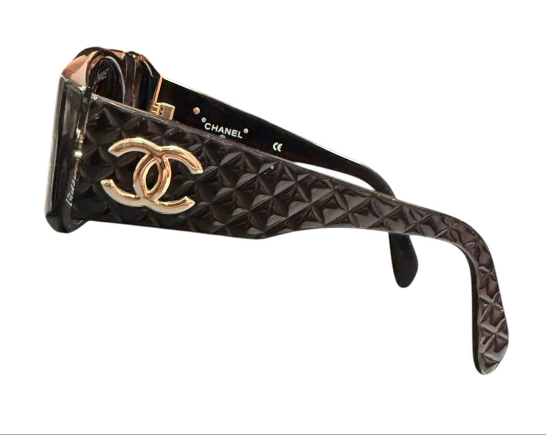 CHANEL シャネル サングラス ココマーク マトラッセ ブラック