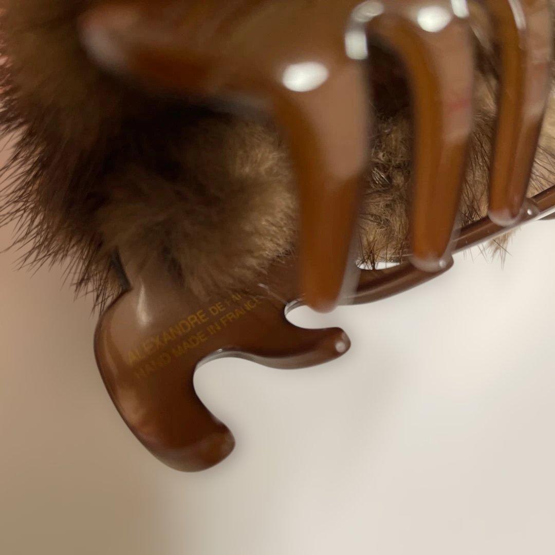 あき　　アレクサンドル・ドゥ・パリ ファー付きヘアクリップ