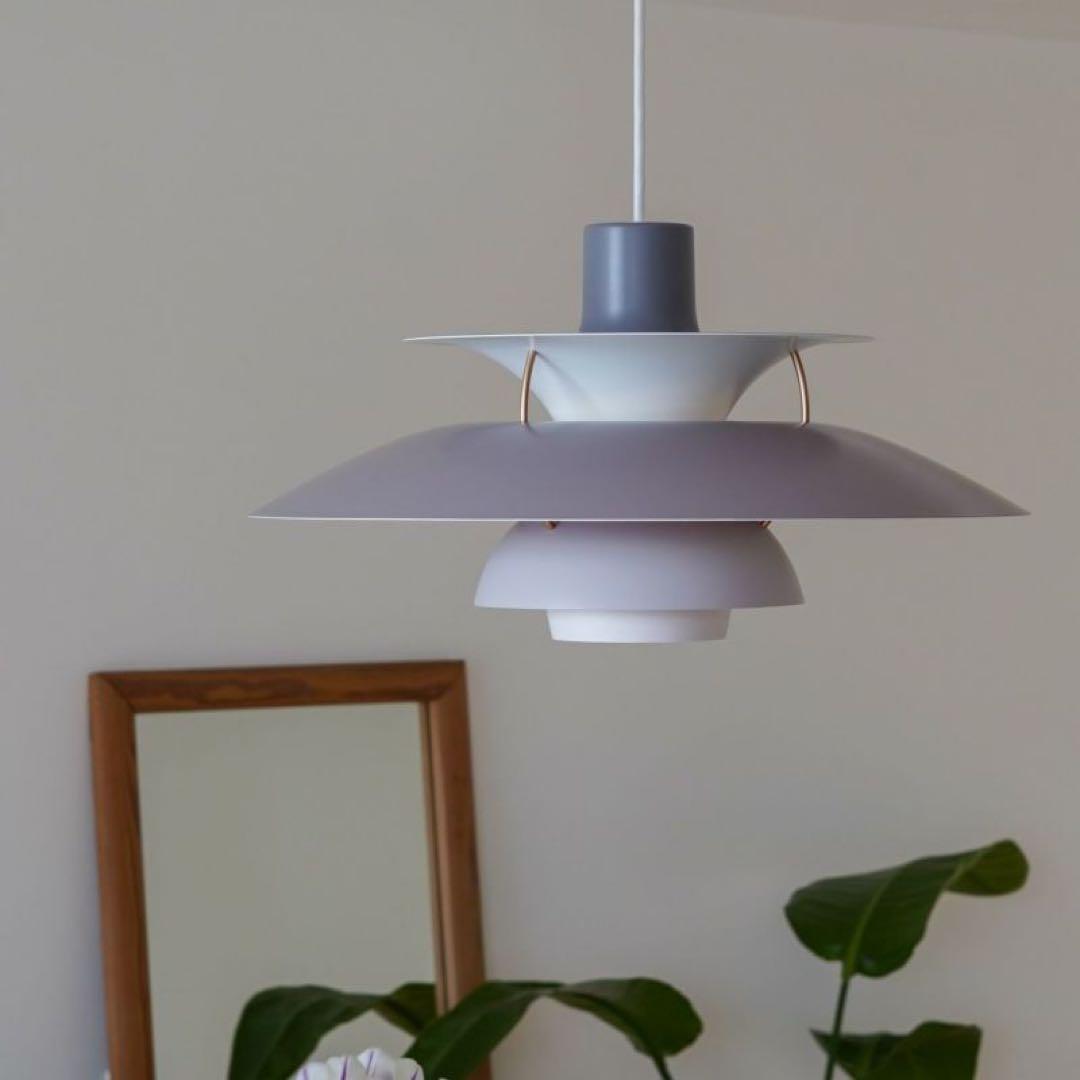 美品　ルイスポールセン PH5 グレーグラデーション　ペンダントライト　照明