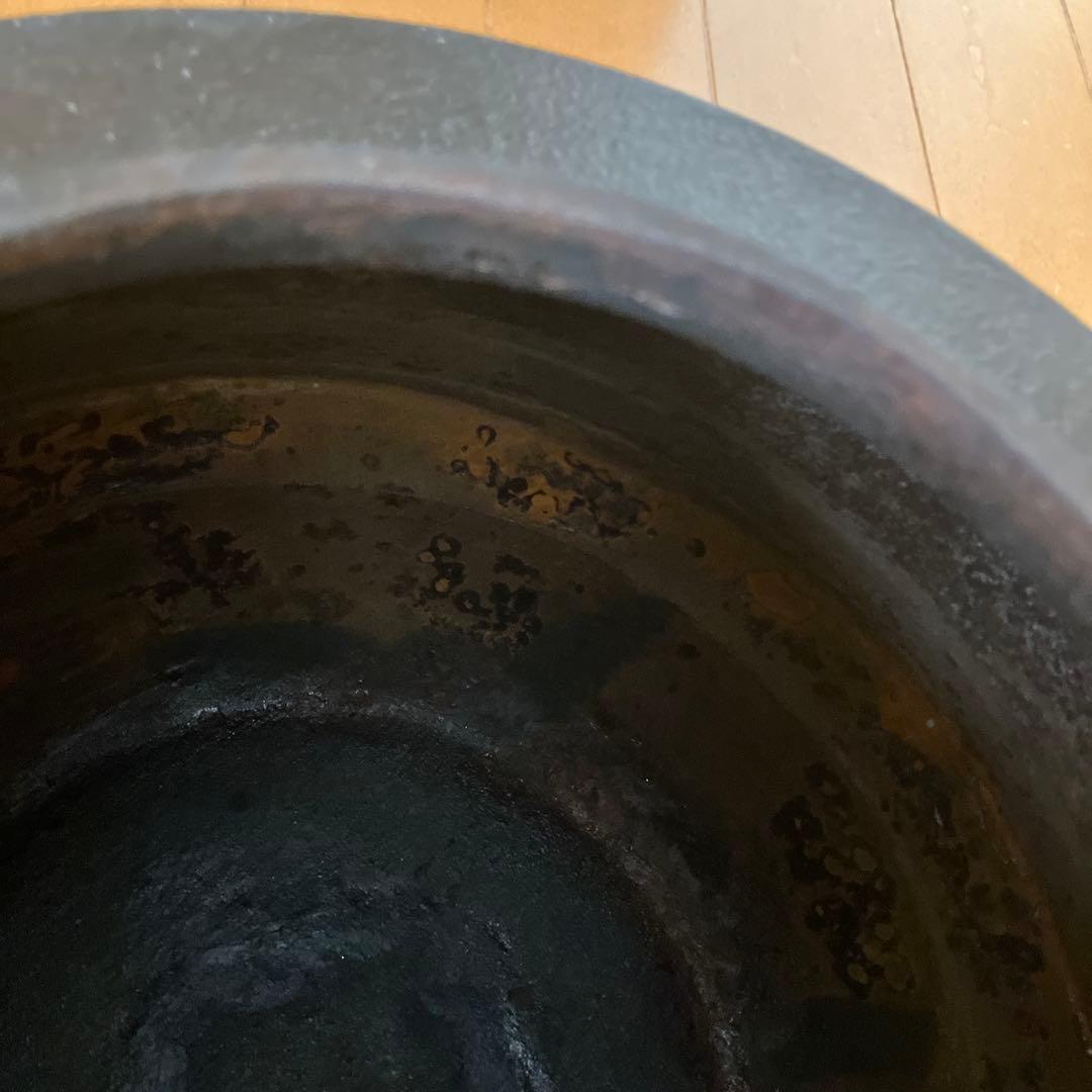 鉄瓶 直径約35cm 高さ約25cm