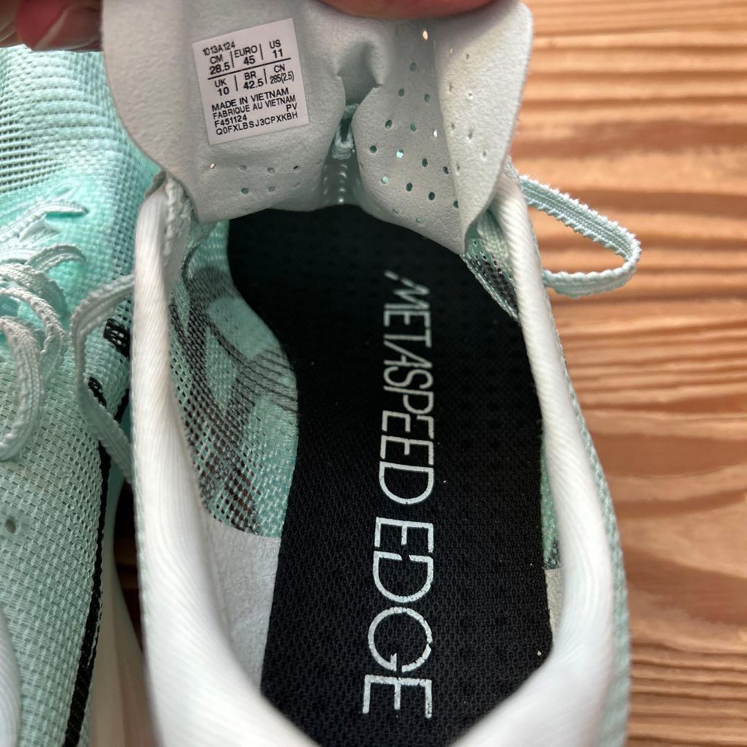 ASICS メタスピードエッジパリ　ミントグリーン　28.5cm