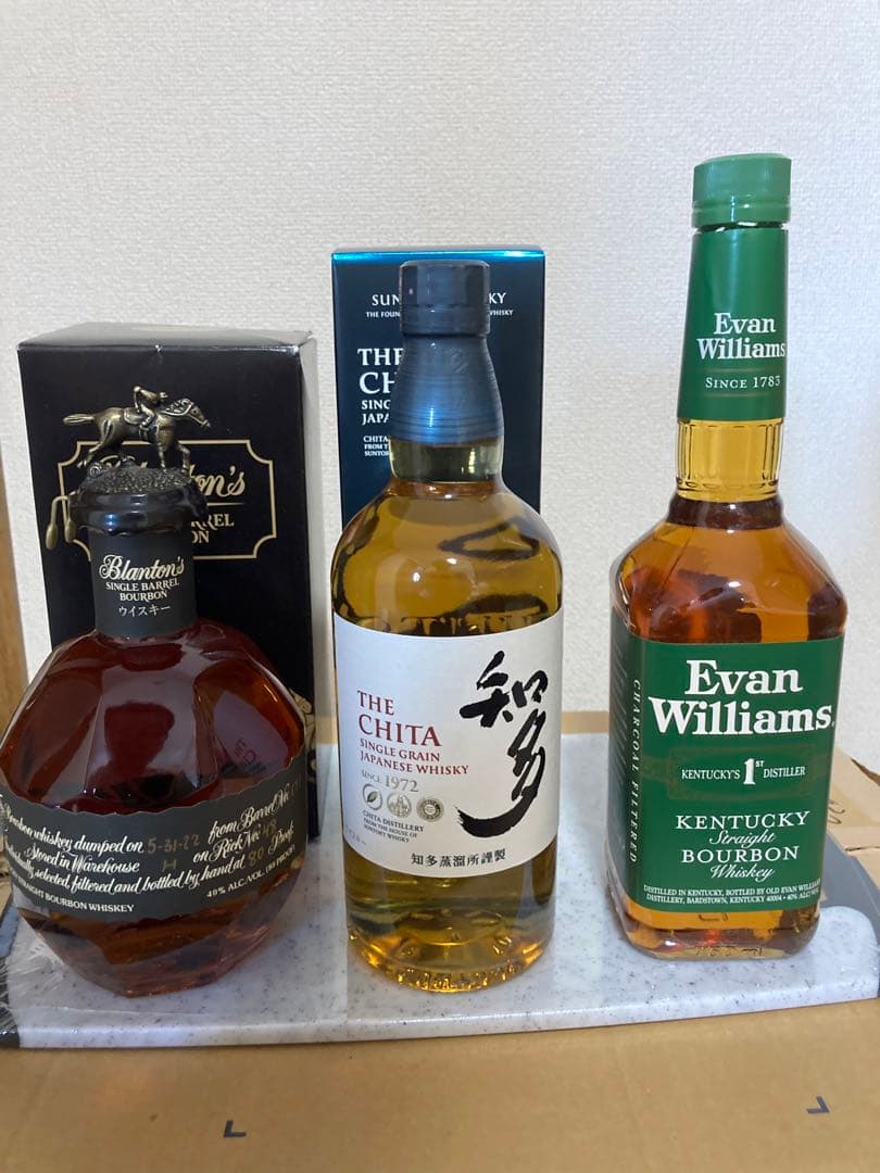 ブラントン ブラック 知多 エヴァン ウイリアムス グリーンラベル 3本セット