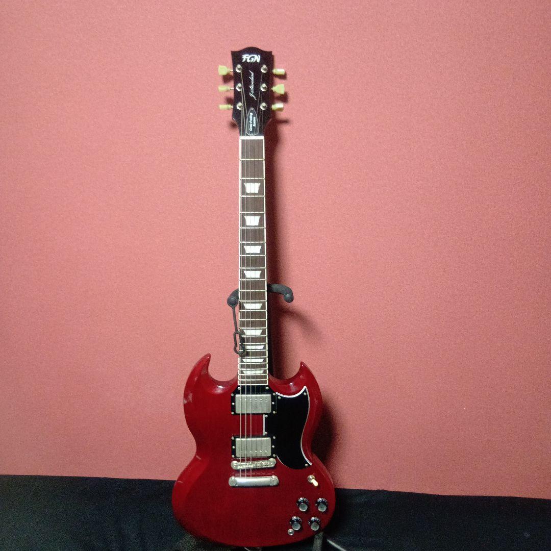 フジゲン SG　エレキギター　ソフトケース付き