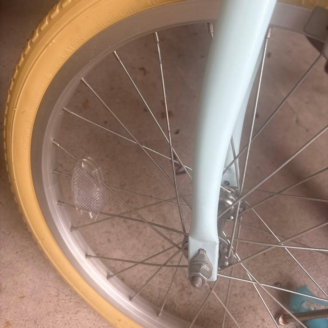 【大阪!!直接引き渡し】子供用自転車 18インチ 水色