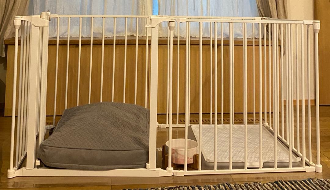 【美品】free stitch スタイリッシュドッグサークル ホワイト