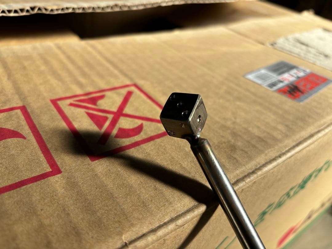 ゼファー400専用　イナズマ 旗棒　ステンレス