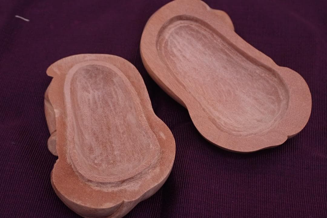 一麿作 白檀香合 干支 共箱 丑（うし）申（さる）酉（とり）天香堂 全3点