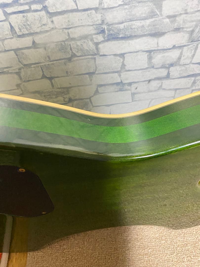 初期モデル　Schetter FA-TL スパークリンググリーンギター