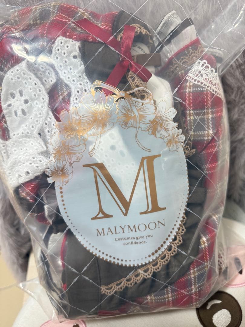 Malymoon完売品中村里砂着用チョコラブチェックメイド　バレンタインコスプレ