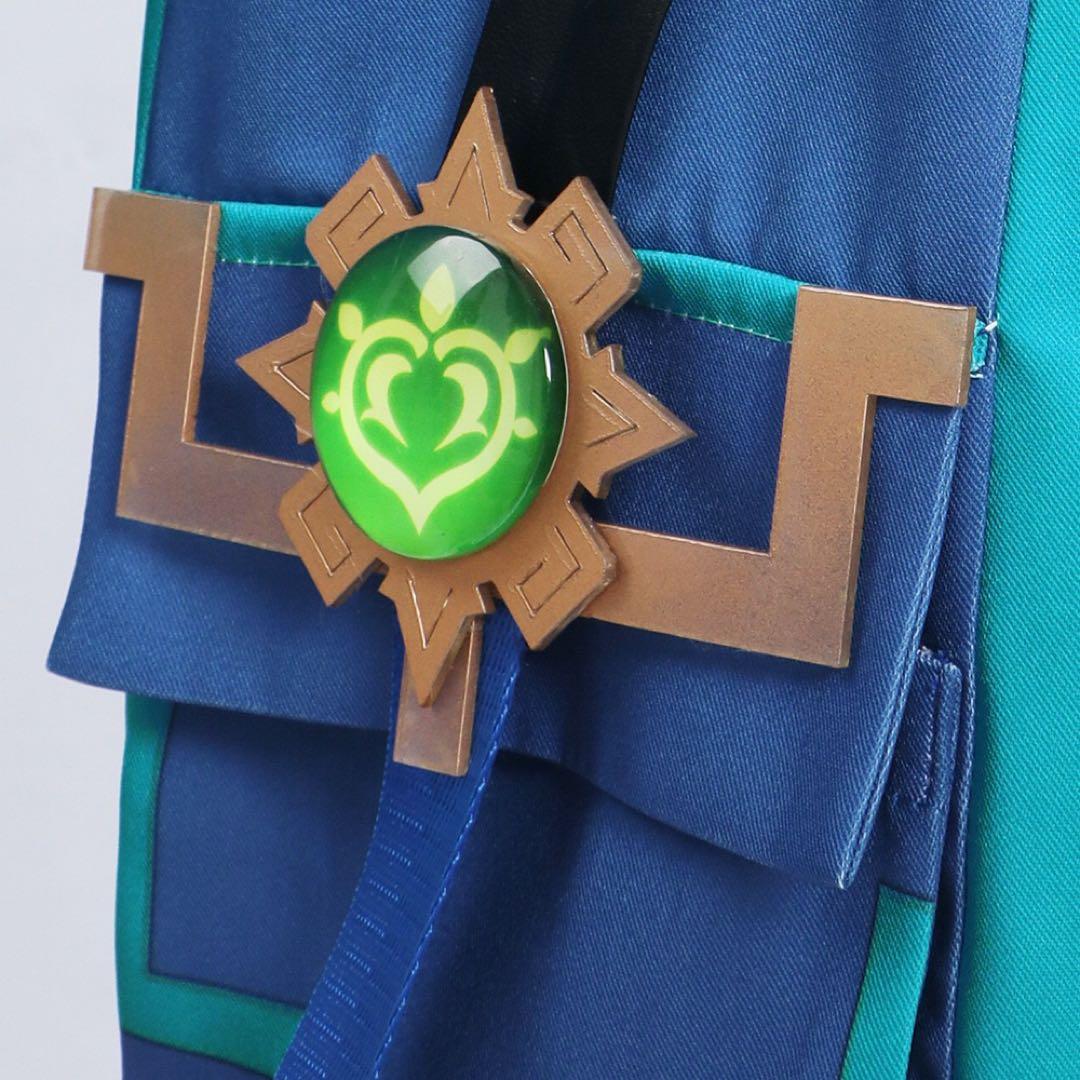 【即納フルセット】 原神 キィニチ コスプレ 衣装+ウィッグ+靴