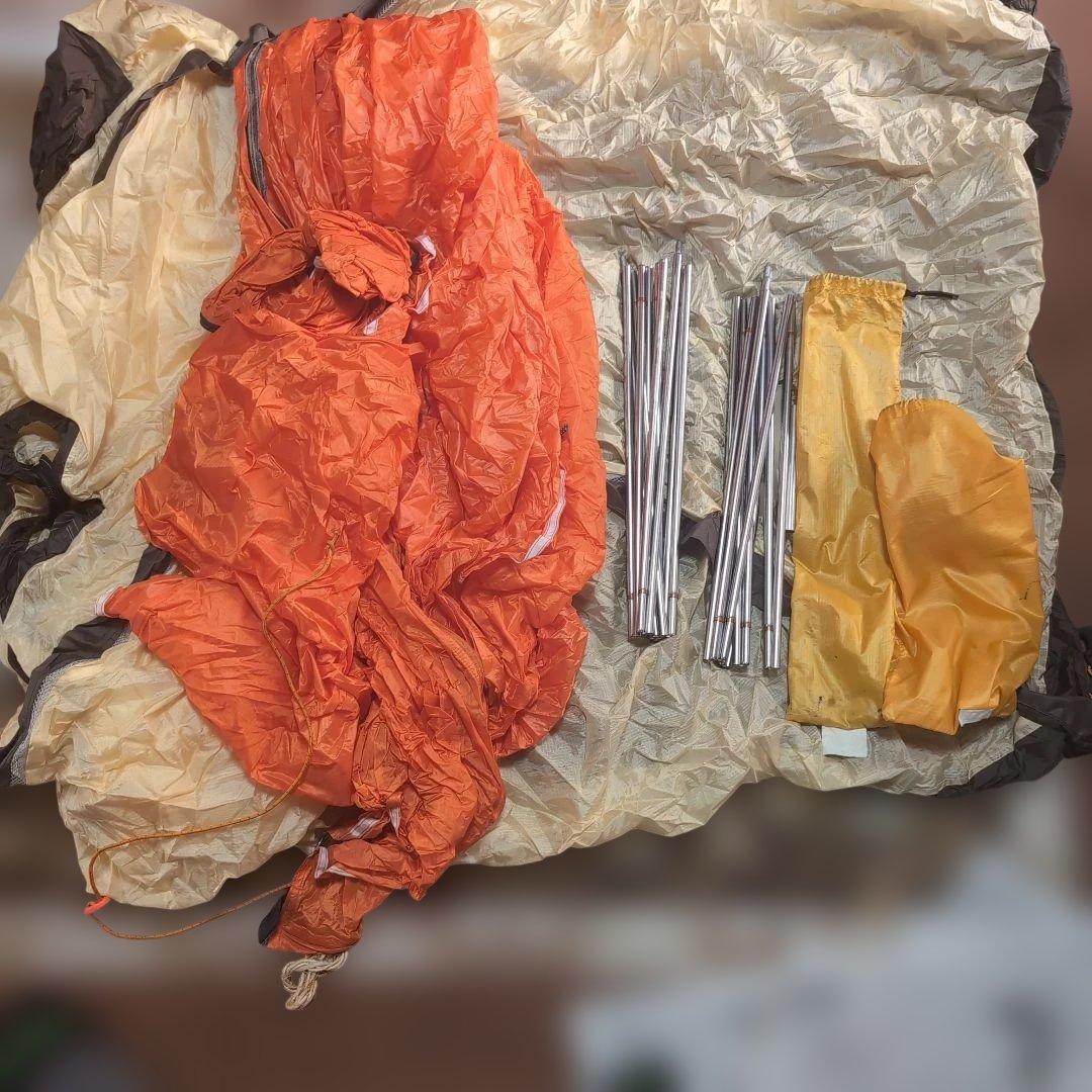 アライテント　エアライズ2。本体、フライ、ポールのセット。使用少ない美品です！