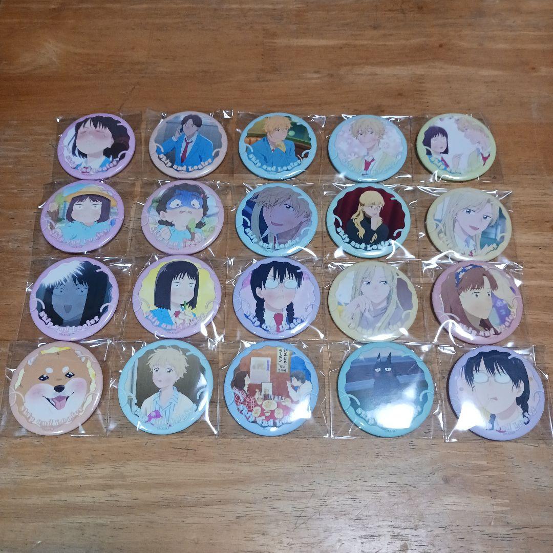 スキップとローファー 全20種 場面写イラスト8 缶バッジ 岩倉美津未 志摩聡介