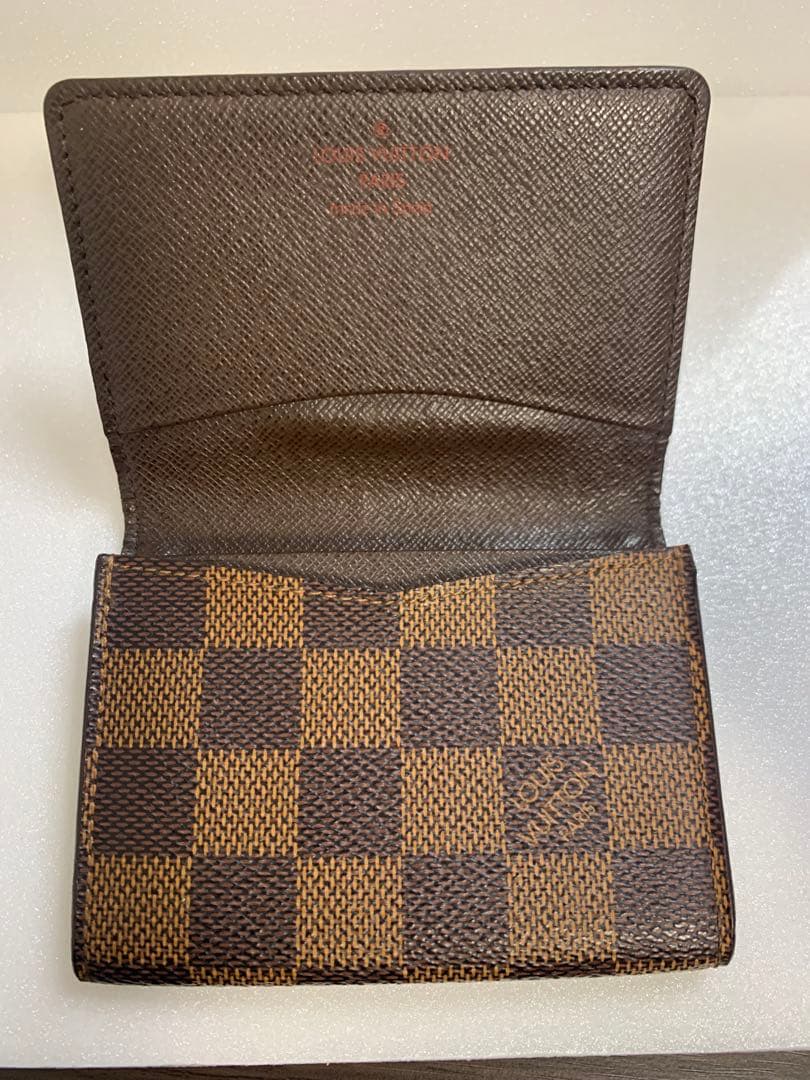 【美品】LOUIS VUITTON ダミエ カードケース　名刺入れ