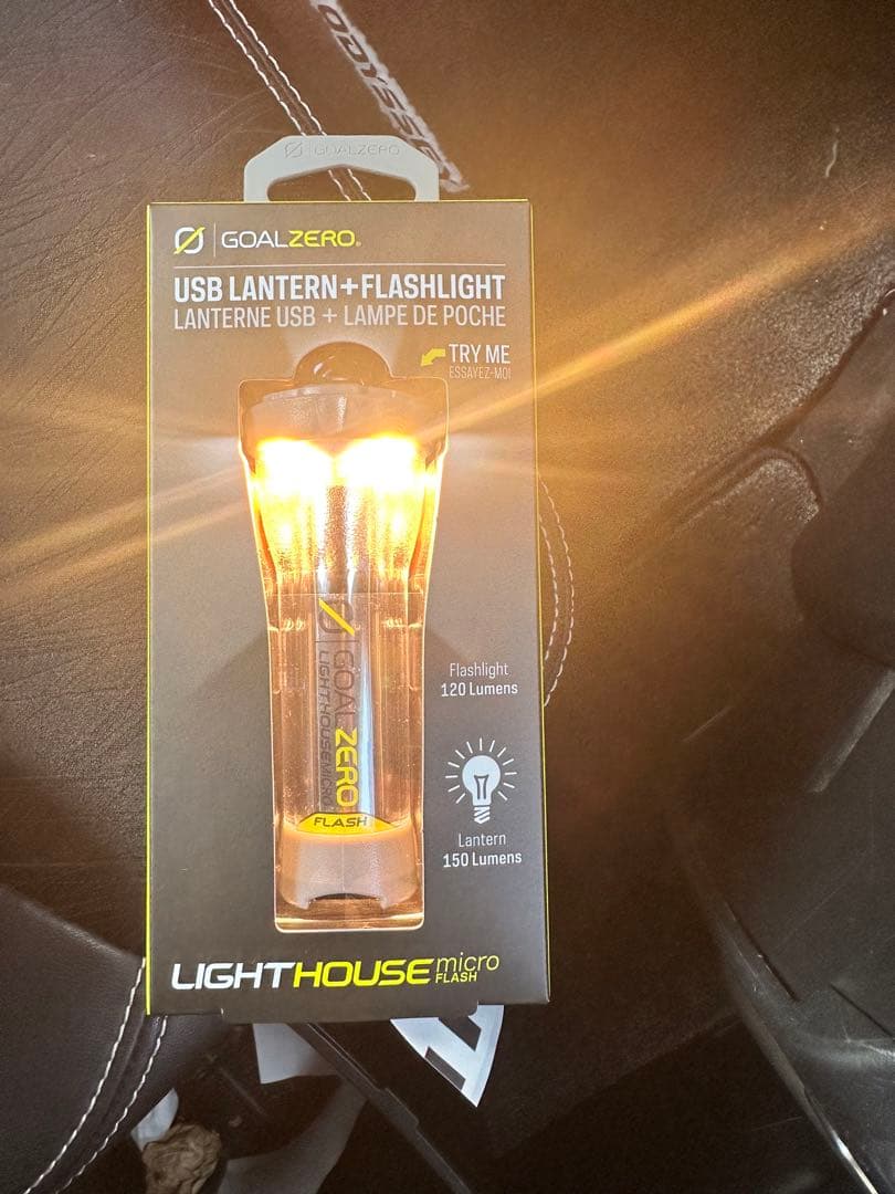 ★日本別注　グレー　ゴールゼロ Lighthouse Micro Flash