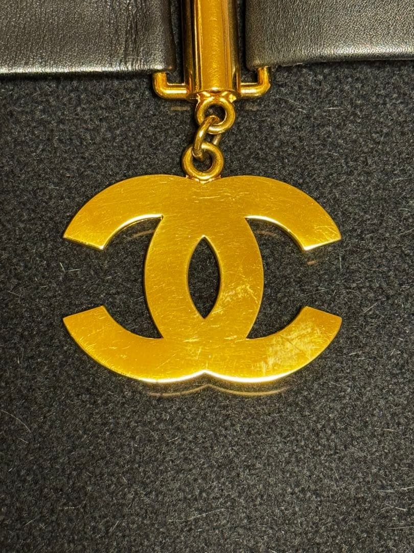 ⭐️希少【超美品】CHANEL ベルト　ゴールドCCマークスイング
