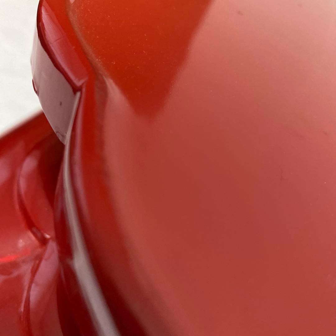 木製どつしりとした台　赤大　黒小未使用