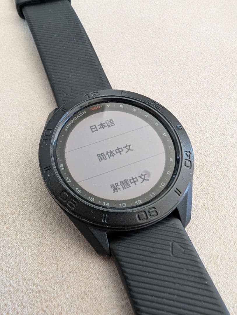 GARMIN APPROACH S60 GPSゴルフウォッチ　ガーミン