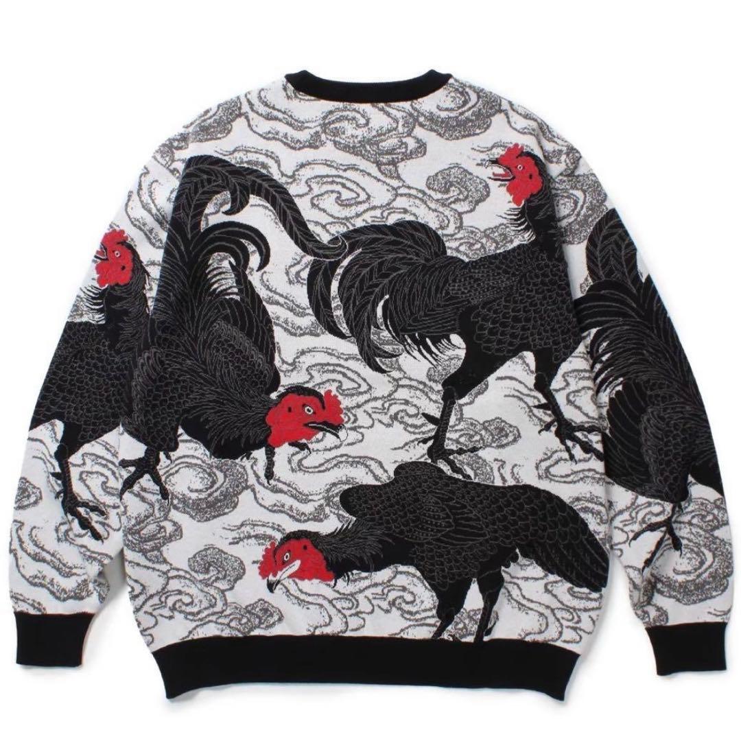 GAKKIN BUDSPOOL 渦軍鶏 ニットセーター 舐達麻 Lサイズ